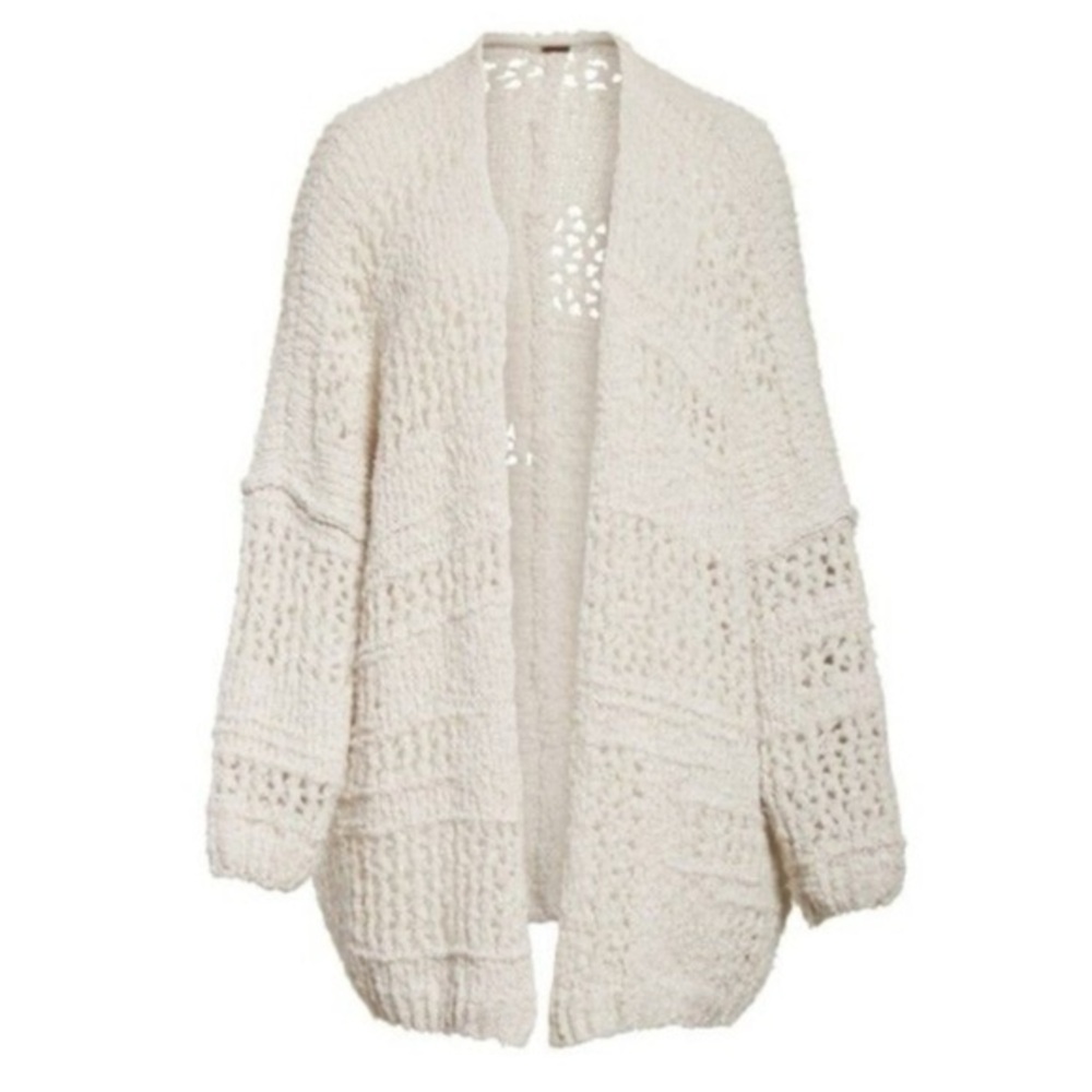 Free People Spring Oversized Chunky Cardigan